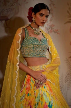 Teal Blouse Lehenga -Lillys Clothing Shop 3 700x e2dfe1eb 9731 45ce b8fa bac8149614ef