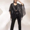 Black Scuba Mesh Kaftan Jacket -Lillys Clothing Shop 40D9C315 BAEF 4864 9B79 3A1F733AD1D3