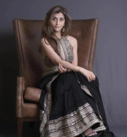 Akanksha Malhotra In Golconda Anupa Saree Set