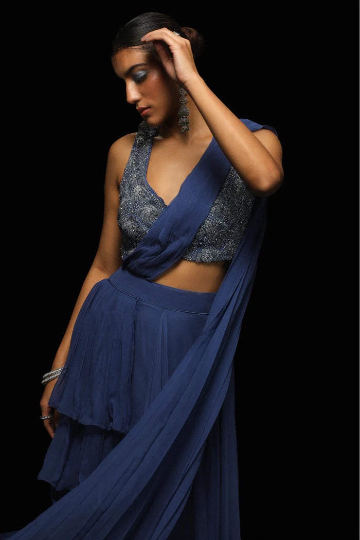 NOCTURNE Drape Saree 3 NOCTURNE Drape Saree - Image 3