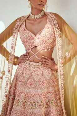Light Rust Embroidered Bridal Lehenga -Lillys Clothing Shop 4 0e2a256a 6883 46b3 86a2 7c639271b81a