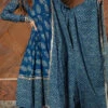 Blue Hand Block Cotton Anarkali Set -Lillys Clothing Shop 4 7 700x 5b92aa78 2995 4b57 9592 fa2361858b1b
