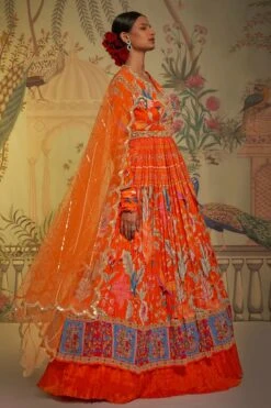 Tangerine Anarkali Lehenga -Lillys Clothing Shop 5 1200x1800 e73c99a9 7f6d 4815 99e2 1014128f7a14