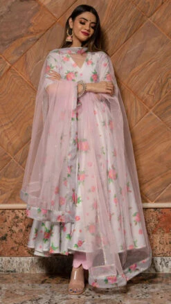 Flamingo Chandheri Anarkali Set -Lillys Clothing Shop 5 2 600x e0847a44 b439 477d a3dc 7939d287e0e0