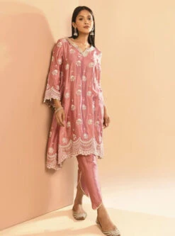 Mulmul Luxe Satin Mehar Mauve Kurta With Mulmul Luxe Satin Mehar Mauve Pant -Lillys Clothing Shop 5 700x aebf98a9 2d93 4a57 84e0 4f9f2375f368