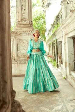 Falak Tie Top With Vitorian Skirt