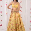 Mustard Lehenga Set