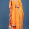 Zoya Orange Taffeta Silk Suit Set -Lillys Clothing Shop 6 11 600x bbc47c70 55da 4db6 9e48 dc5d544e74eb