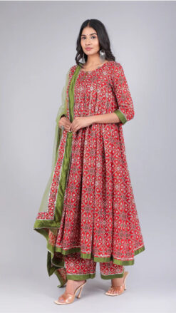 Aagam Cotton Anarkali Set -Lillys Clothing Shop 6 600x eade096e 6a41 4623 a815 381f6a63e6a2