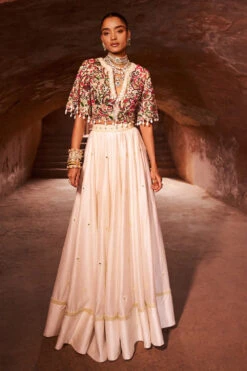 Desert Rose Blouse Lehenga Set