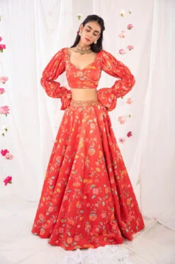 Floral Print Blouse And Lehenga Set -Lillys Clothing Shop 73 1000x1500 e0e72fb2 4e6e 41f7 87e0 d10c48e9f088