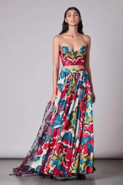 Bralette, Lehenga & Dupatta