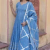 Blue Booti Gotta Jaal Cotton Anarkali Set -Lillys Clothing Shop 7 600x 1f0d3ae7 76d7 48ae 9fae 793377530e67