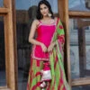 Golden Shower Pink Green Sharara Set -Lillys Clothing Shop 7 600x c8378bf6 2447 4db3 a84a 9c2e915cd4b9
