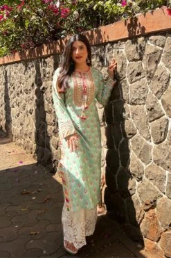 Tilla Tunic With Palazzo Set