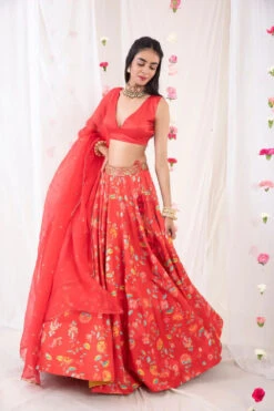 Red Printed Lehenga Set -Lillys Clothing Shop 80 1000x1500 784e56a3 d367 4cc2 ad04 d77da9033e90