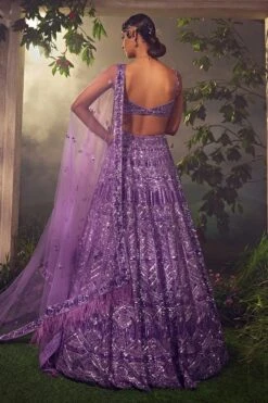 Purple Haze Tulle Lehenga -Lillys Clothing Shop AA09 08 2310804