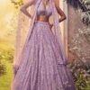 Orchid Tulle Lehenga -Lillys Clothing Shop AA09 08 239707