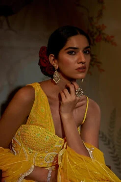 Yellow Bandhani Corset Lehenga -Lillys Clothing Shop AAYUSHIMANIAR1OCTEDITORIAL00947 700x 1fcdcd6e ee91 49f9 87e8 3d57e716de8e