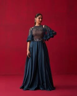 Blue Glistening Waves Jumpsuit