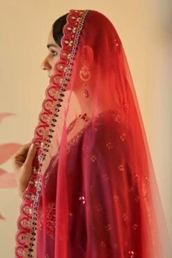 Mid Night Blue Satin Silk Sharara Set -Lillys Clothing Shop AMN5017