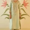 Mint Green Tissue Kurta Set -Lillys Clothing Shop AMN5273