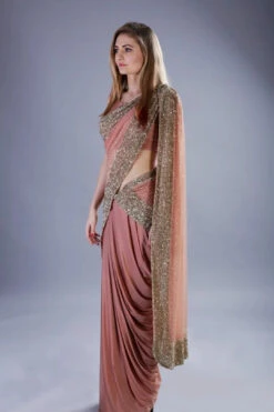 Shimmer Drape Saree