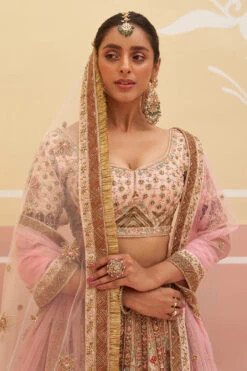 Peach Raw Silk Lehnga Set -Lillys Clothing Shop ANG0249 720x 1de0e293 50c7 4b8d a9b1 d0d6c52cb505