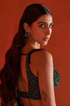 Hunter Green Net Saree -Lillys Clothing Shop ANG8435 720x 1366713b 996b 413d a536 27208ea3c2b1