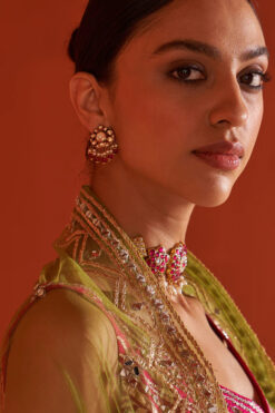 Multicolor Raw Silk Lehnga Set -Lillys Clothing Shop ANG8477 720x afe460ef 4d5c 41a5 a954 bc610b3f7612