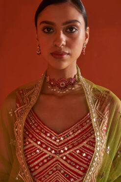 Multicolor Raw Silk Lehnga Set -Lillys Clothing Shop ANG8478 720x 682135d0 c35c 4a0a 9a27 5f0bd8207c83