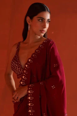 Maroon Silk Saree -Lillys Clothing Shop ANG8501 720x 263aba24 3f05 487b b0be 4738f0f05448