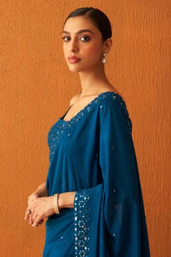 Peacock Blue Silk Saree -Lillys Clothing Shop ANG8660 720x 15e1c5bf 991a 48e0 9572 f70788e631aa