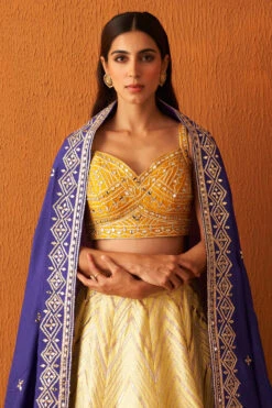 Yellow Raw Silk Lehnga Set -Lillys Clothing Shop ANG8715 720x 09b05036 7ef0 4798 adbe a2ec7897a907