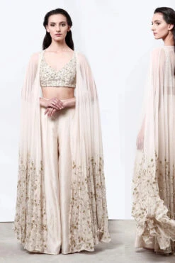 Long Embroidered Cape With Pants -Lillys Clothing Shop ANSC031 1 5ec5c2d2 ae2e 40a6 a6ae 3e53e5865cae