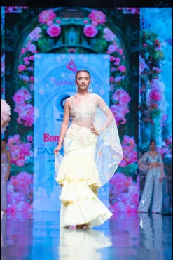 Dragonfly Tiered Saree In Champagne Yellow -Lillys Clothing Shop ASBT04 1 1024x1024 ea5fcc9f b06f 4fcf ad5d 2f4a2d3a8935