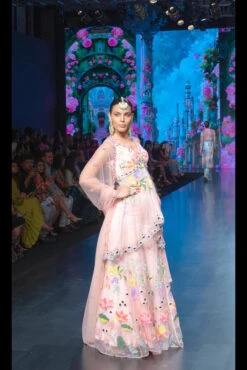 The Gardenia Short Anarkali With Falred Pants In Blush Pink -Lillys Clothing Shop ASBT06 4 1024x1024 e6218428 bfff 444c b70a 28ac93893b4e