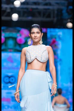 Urban Victoria Tiered Skirt With Scallop Blouse In Moonlight Blue -Lillys Clothing Shop ASBT09 3 1024x1024 21443287 9665 462b a9b8 ae2e06ca1263