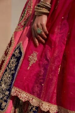 Pink Double Dupatta Lehenga Set -Lillys Clothing Shop ASL6545