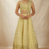 Yellow Shimmer Lehenga Set