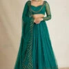 Teal Green Lehenga Set