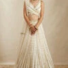 Off White Flare Lehenga Set