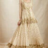 Off White Georgette Flare Sharara Set -Lillys Clothing Shop ASTC112215 1