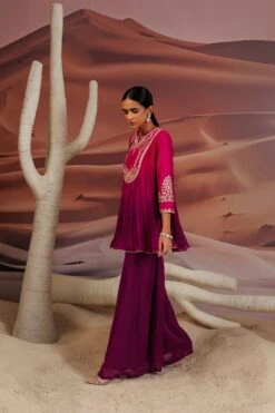 Fuschia Purple Shaded Pleated Top And Palazo Pant -Lillys Clothing Shop Adi7499copy 1920x.progressive fd82a1ea 4fcf 4cc3 acd9 f7f99e5db3a9