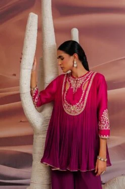 Fuschia Purple Shaded Pleated Top And Palazo Pant -Lillys Clothing Shop Adi7509copy 1920x.progressive bc17db75 a29f 4d64 bd5c 646fb123da8b