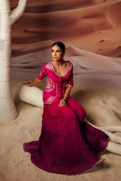 Fuschia Embroidered Jacket Top And Fushcia Purple Pleated Palazo Pant -Lillys Clothing Shop Adi7606copy 1920x.progressive ebdeb12a 8e79 4f2b b646 9ee358cbacc4