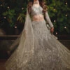 Ash Grey Lehenga -Lillys Clothing Shop AshGreyElanMainjpg