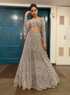 Ash Grey Lehenga -Lillys Clothing Shop Ash grey Elan 1100x 0a931bbf cff0 4e5f b2ee b6b3eec47b8c