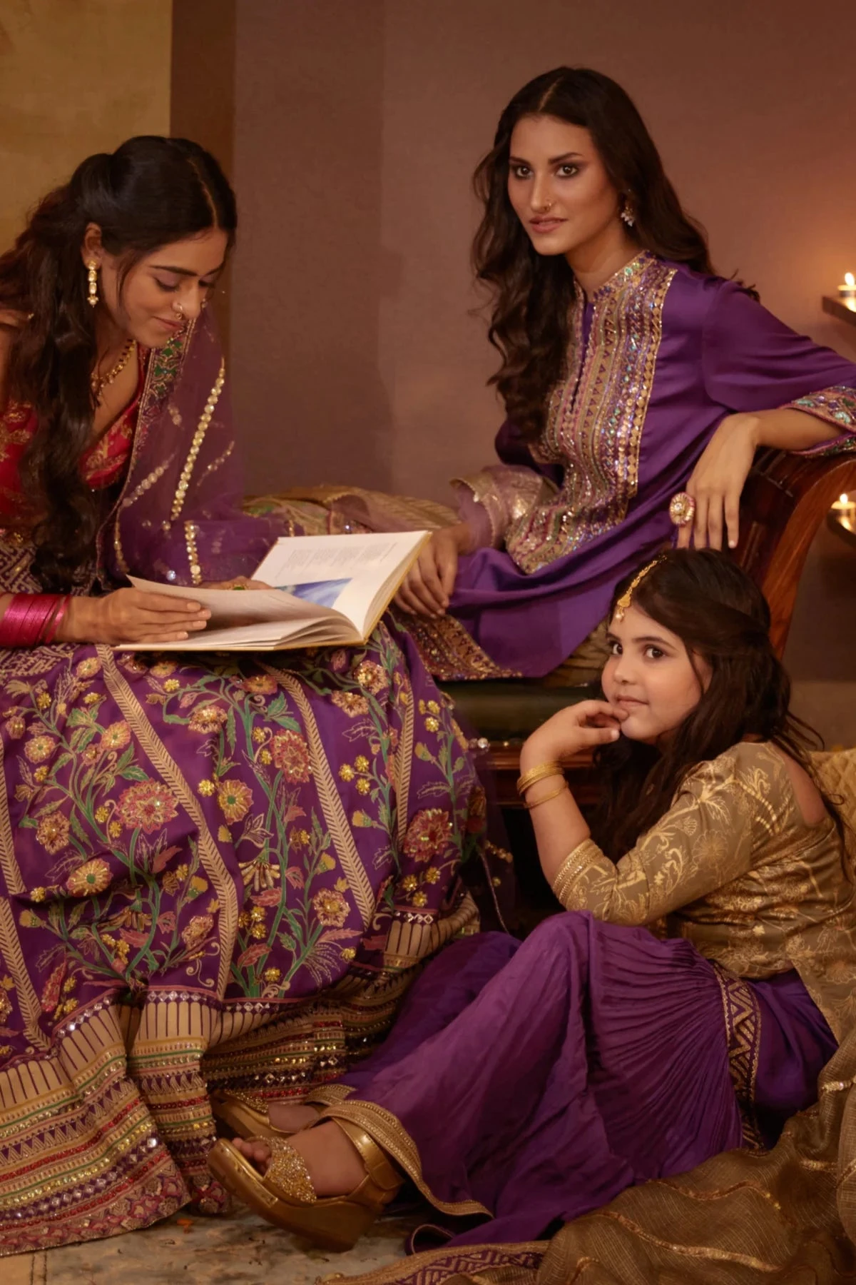 Asmani Lehenga Set 1 Asmani Lehenga Set