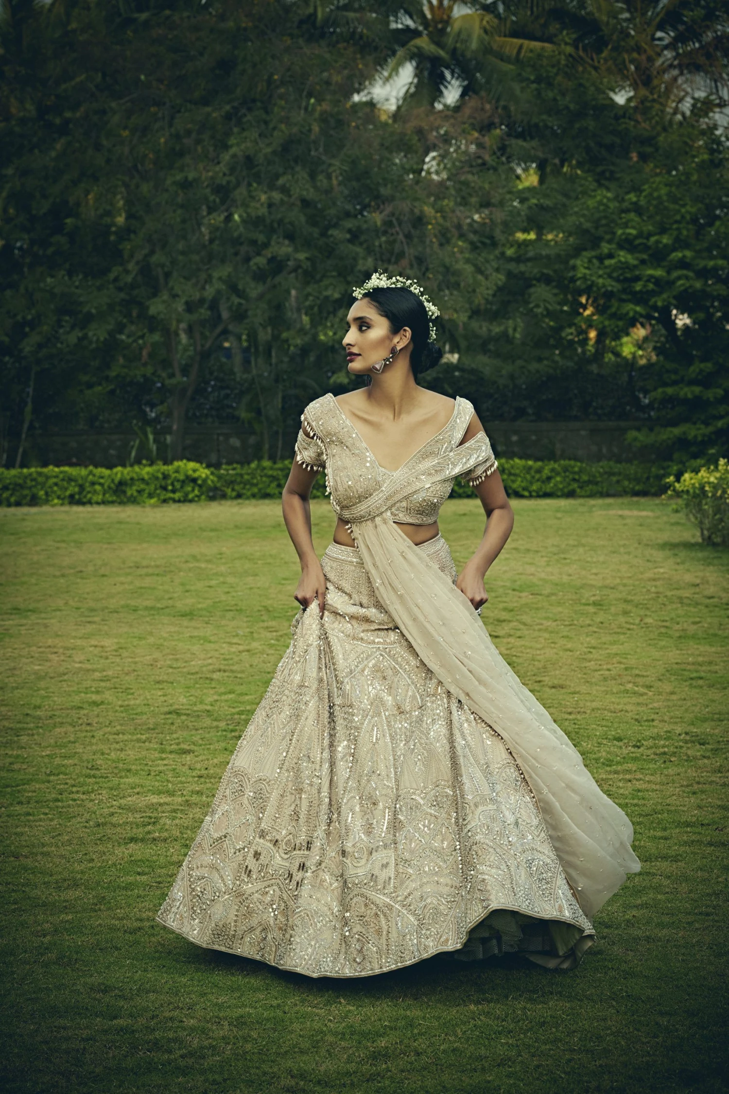 Pearl Ivory Lehenga 1 Pearl Ivory Lehenga